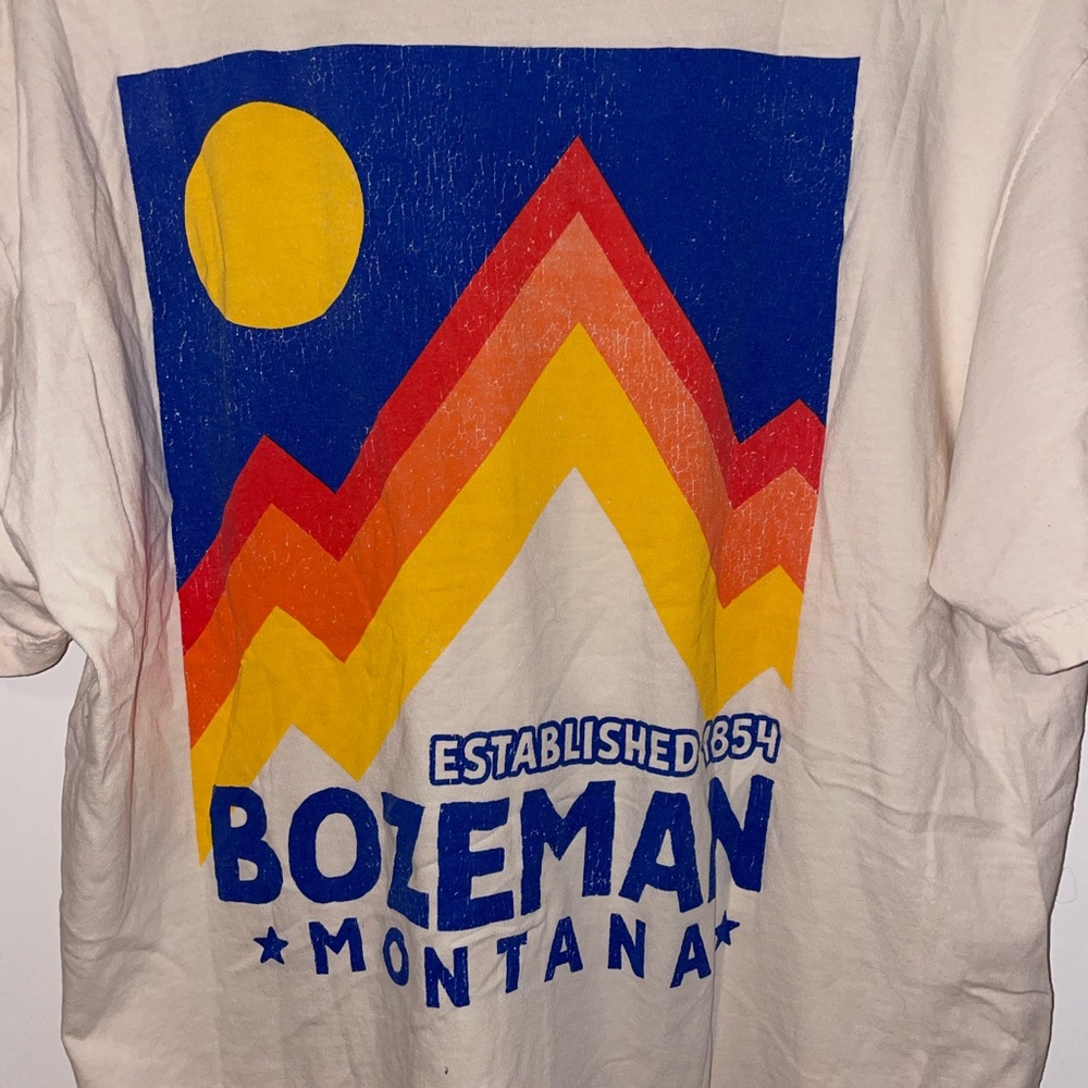 Bozeman Montana Graphic T-Shirt - Cream